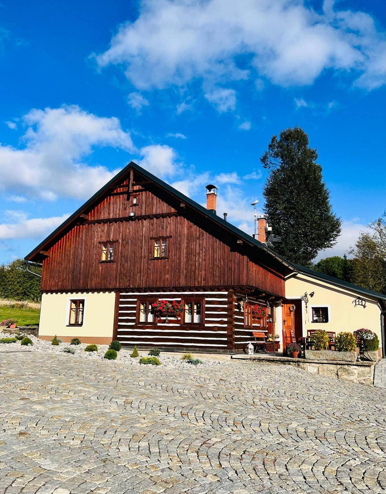 Chalupa Chriby Destne v Orlickych horach Buitenkant foto